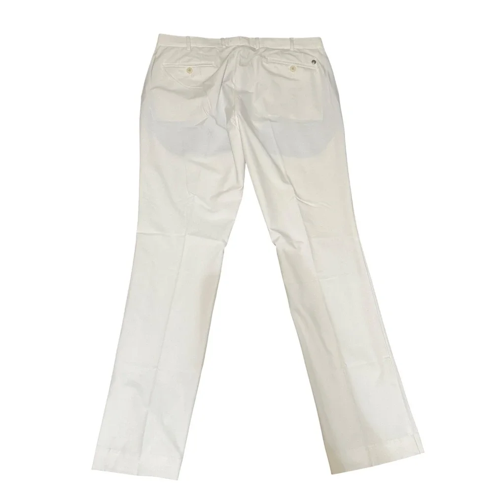 Peter Millar Crown Crafted Mens 36x32 White Performance Dress Pants MS25XB00AFB